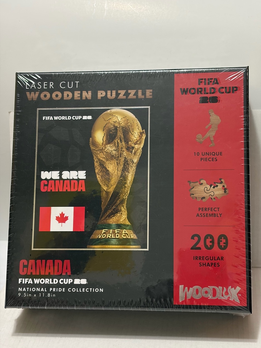 Canada FIFA World Cup Wooden Puzzle -national pride collection NEW